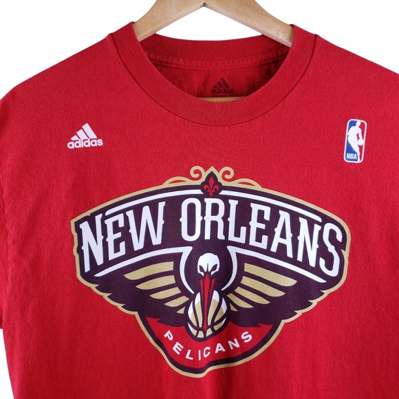 Adidas Men's New Orleans Pelicans NBA Anthony Davis T-Shirt Size Large Red - Picture 3 of 15
